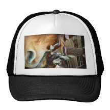 Pferd gebissen u. Bügel auf Pferd Baseballcaps