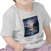 Pferd im Mondschein Tshirt