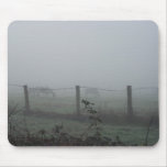 Pferde im Nebel Mauspads