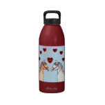 Pferde u. Herz-Entwurfs-Wasser-Flasche Trinkflaschen