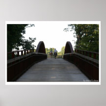 Pferde über Brücke Posterdrucke