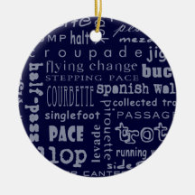 Pferdegangarten Ornament
