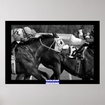 Pferderennen 002 B&W Mowat SpPh Plakatdrucke