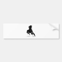 PferdeSilhouette Autoaufkleber