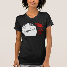 PFFTCH lachendes Raserei-Gesichts-Comic Meme Tshirts