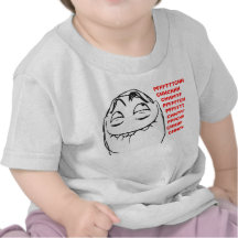 PFFTCH lachendes Raserei-Gesichts-Comic Meme T-Shirts