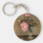 Pfingstrosen-Berthe Morisot-schöne Kunst Schlüsselbänder