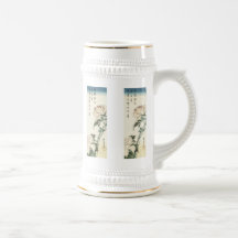 Pfingstrosen, Hiroshige, Becher und Steins Kaffeehaferl