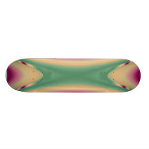 Pfirsich-grün-multi Skateboard Personalisiertes Skatedeck