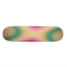 Pfirsich-grün-multi Skateboard Individuelles Deck