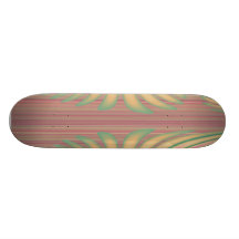 Pfirsich-grün-rosa multi Skateboard Personalisiertes Skatedeck