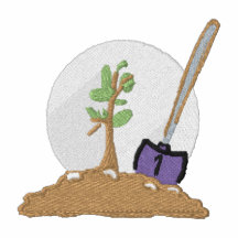 Pflanze ein Baum-im Garten arbeitenentwurfs-Kasten