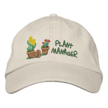 Pflanzen-Manager Bestickte Baseballcaps