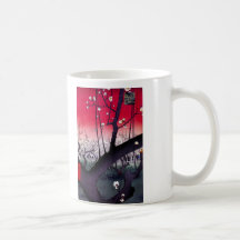 Pflaumen-Anwesen Kameido, Hiroshige Ando Kaffeetassen