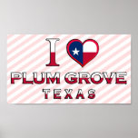 Pflaumen-Waldung, Texas Posterdrucke