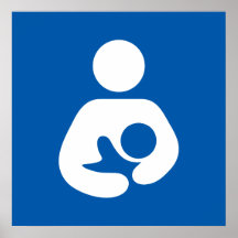 Pflegen/stillendes Symbol Posterdrucke
