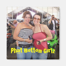 Phat unteres Girlz Kühlschrankmagnete