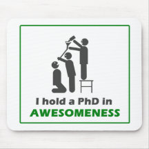 PhD in Awesomeness Mauspad