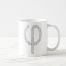 Phi (goldenes Verhältnis) Tee Haferl