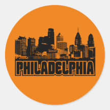 Philadelphia-Skyline Sticker