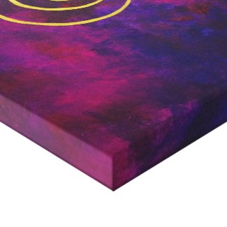 Philip Bowman Infinity Deep Purple Decorative Art Gallery Wrapped Canvas