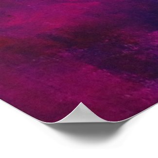 Philip Bowman Infinity Deep Purple Decorative Art Poster