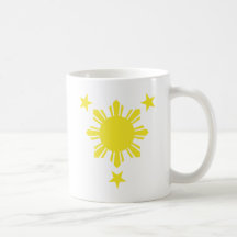 Philippinischer grundlegender Sun und Sterne - Gel Tee Haferl