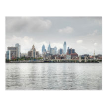 Philly Skyline 2 Postkarten