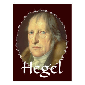 Philosoph Georg Hegel Postkarten