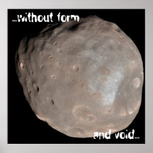 Phobos ohne Form und Lücke Posterdruck