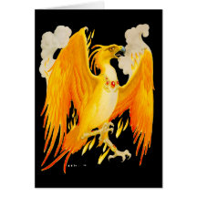Phoenix-Gruß-Karte