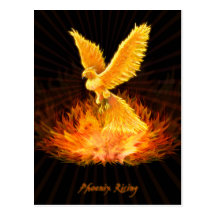 Phoenix-Steigen Postkarten