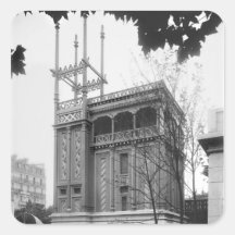 Phönizisches Haus, universelle Ausstellung, Paris Sticker