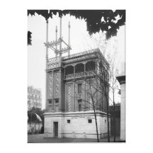 Phönizisches Haus, universelle Ausstellung, Paris Galerie Gefaltete Leinwand