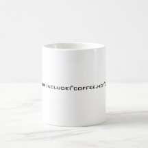 <?php include("coffee.hot"); ?>, PHP-Kodierer-Bech Kaffee Tassen