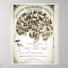 Phrenologie-Plakat
