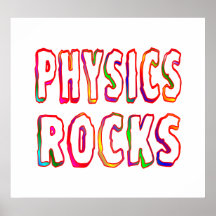 Physik-Felsen Poster