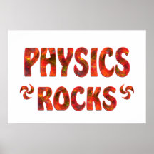 PHYSIK-FELSEN POSTERDRUCKE