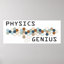 Physik-Genie Plakatdruck