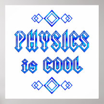 Physik ist cool poster