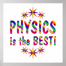 Physik ist das Beste Posterdruck