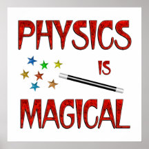 Physik ist magisch plakat