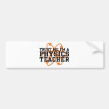 Physik-Lehrer Auto Aufkleber