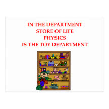 PHYSIK POSTKARTE