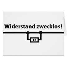 Physik Widerstand zwecklos Ikone Grußkarten