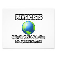 Physiker…, die die Welt einen besseren Platz mache Individuelle Einladung