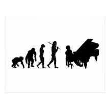 Pianist-Klavier-Orchester-Komponist-Mozart-Gang Postkarten