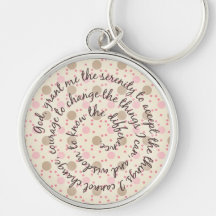 Pickeliges Ruhe-Gebet Keychain Schlüsselband