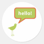 Piepmatz hallo sticker