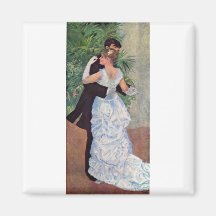 Pierre-Auguste Renoir - Danse à La ville (1883) Kühlschrankmagnet